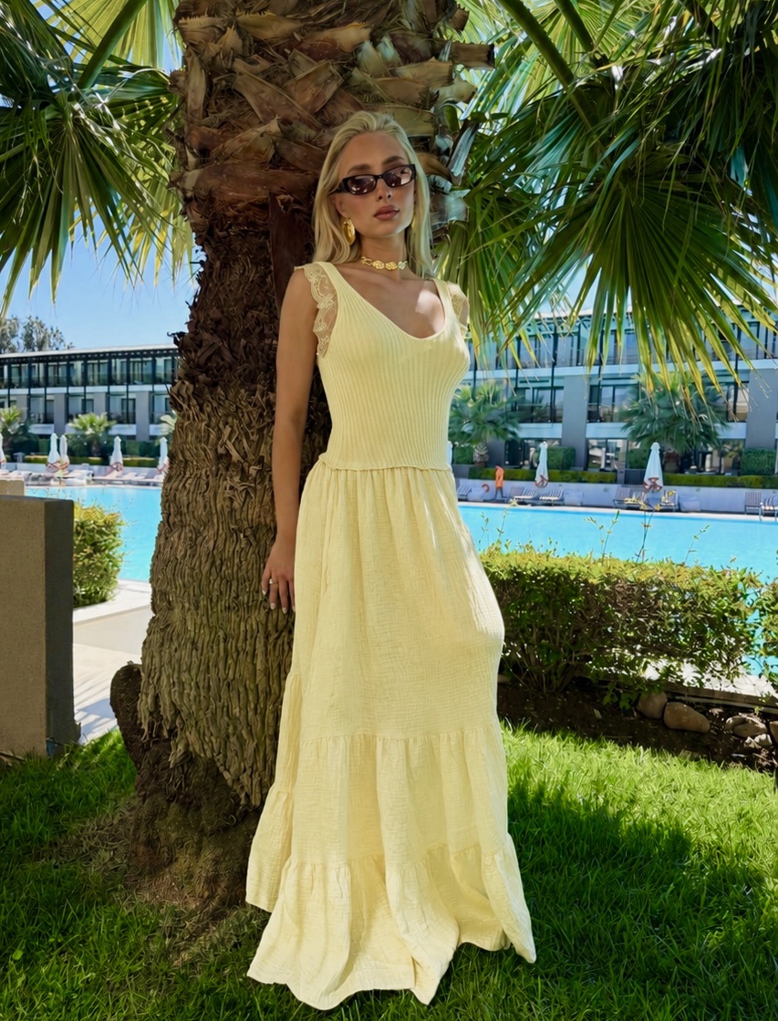 7e785c4b-78be-4a0f-8fe3-7a61c787b719-3 Jamaica Maxi Dress Κίτρινο - Image 1