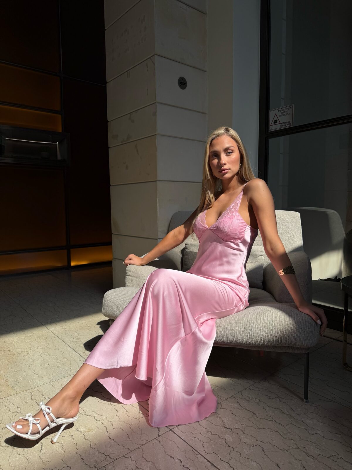 Elara Dress Ροζ - Image 4