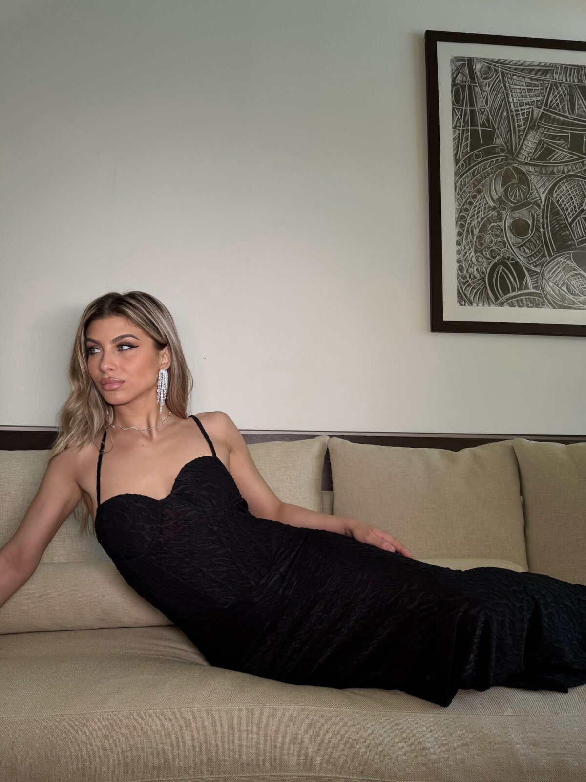Amelie Dress Μαύρο - Image 3