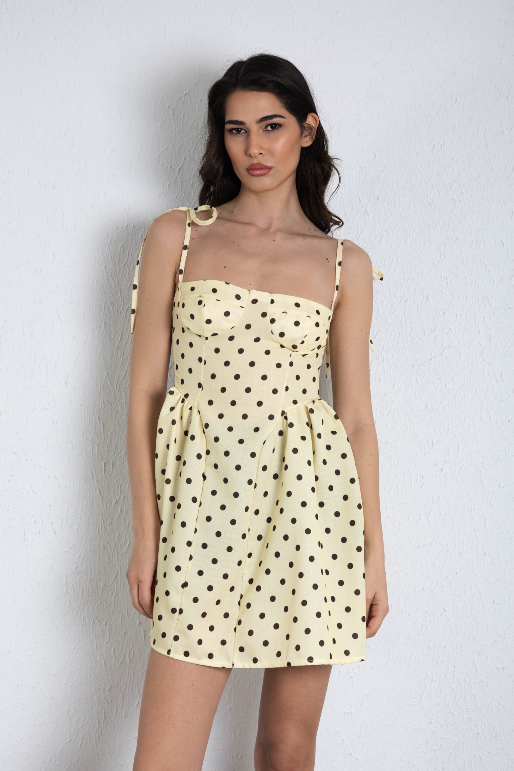 img_4149 Vanilla Dots Dress Κίτρινο - Image 1