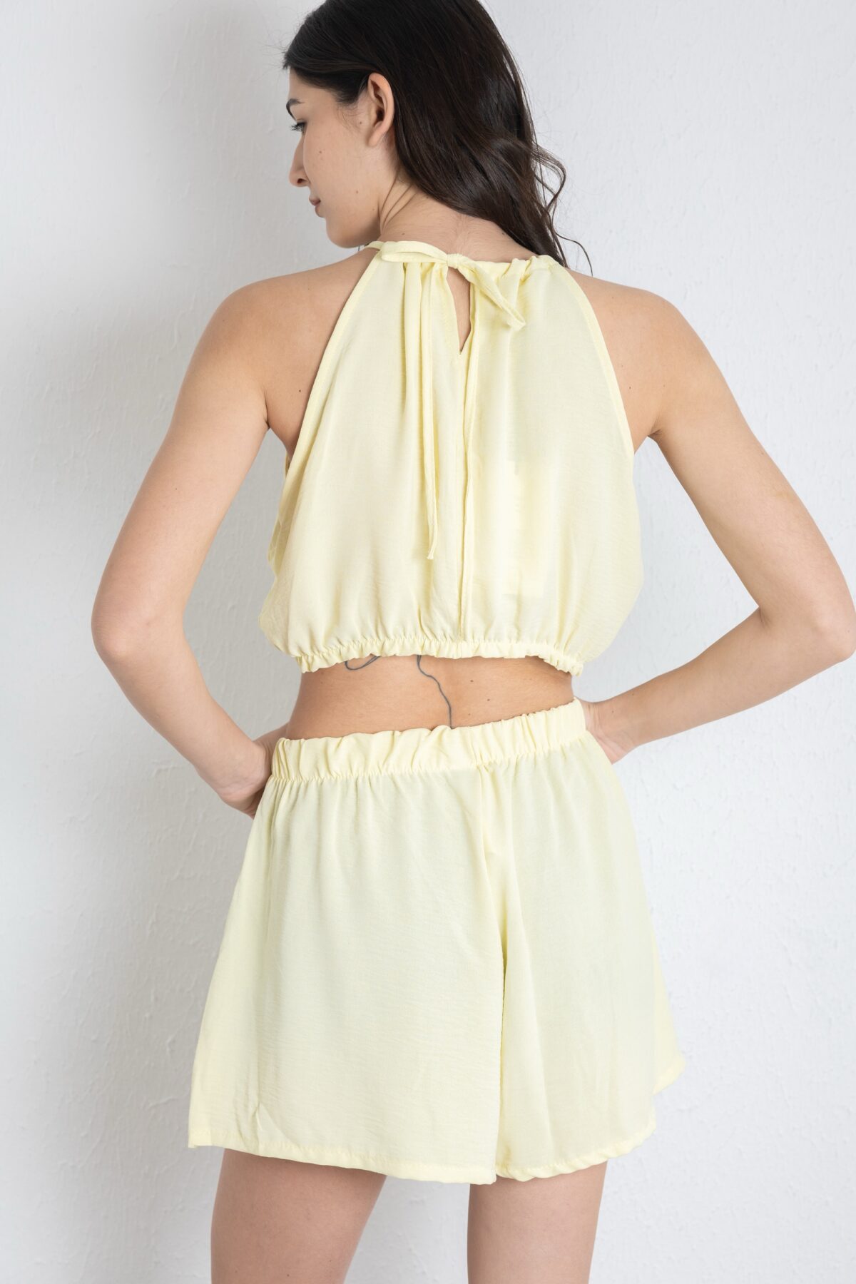 Golden Hour Halter Set Κίτρινο - Image 2