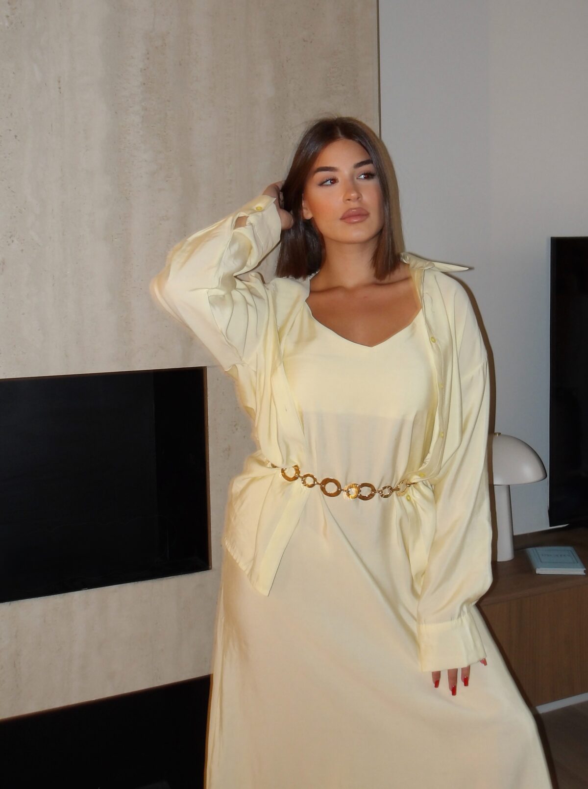 Bianca Dress Κίτρινο - Image 2