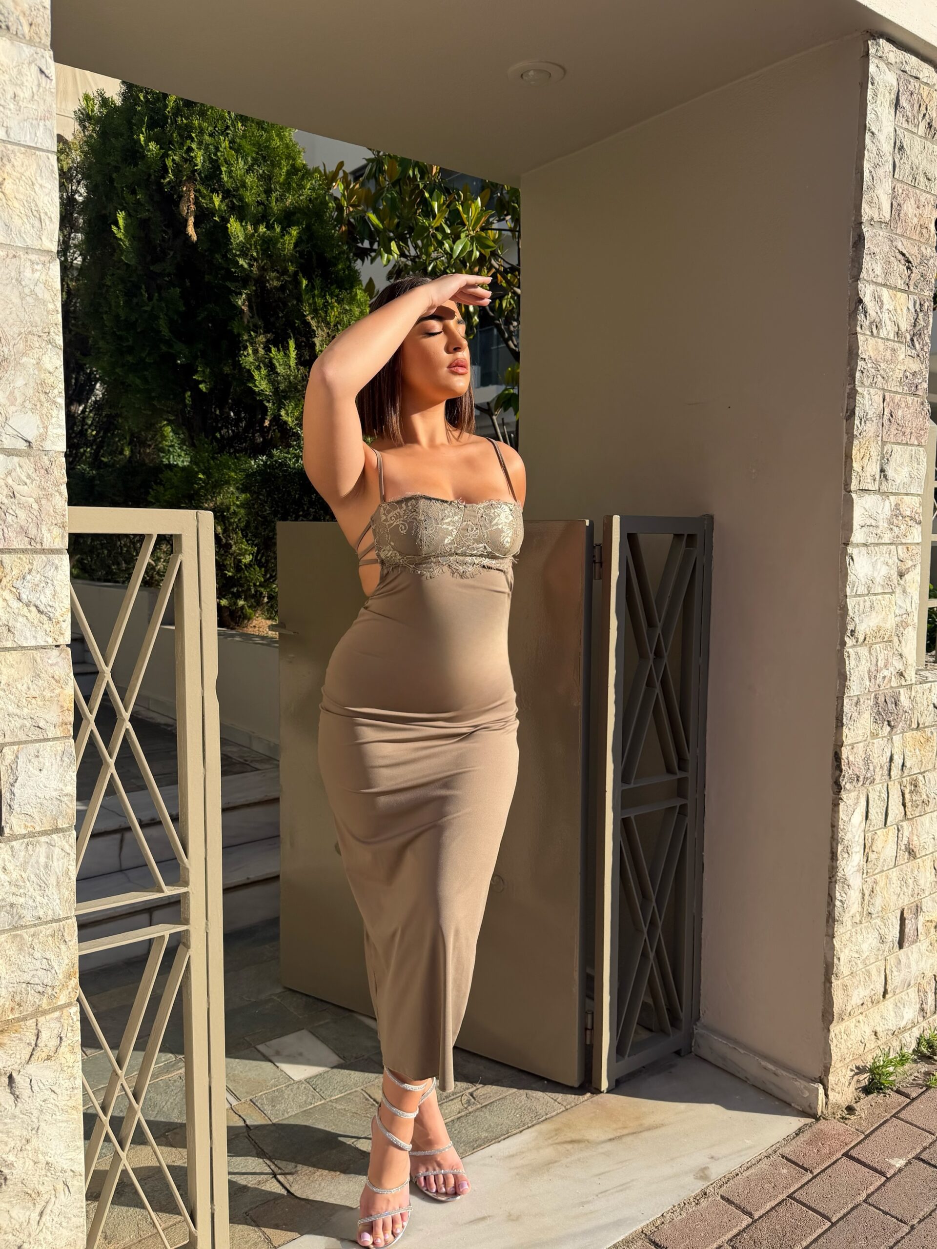 img_8136 Alessia Dress Λαδί - Image 1