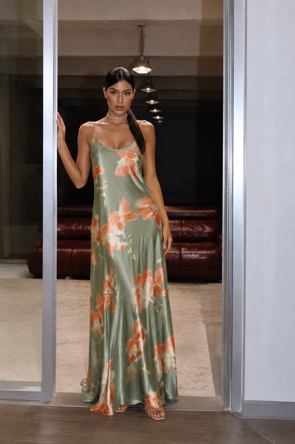 dafa5188-841b-46f7-828e-896b53b826c7 Chloe Maxi Dress Πράσινο - Image 1