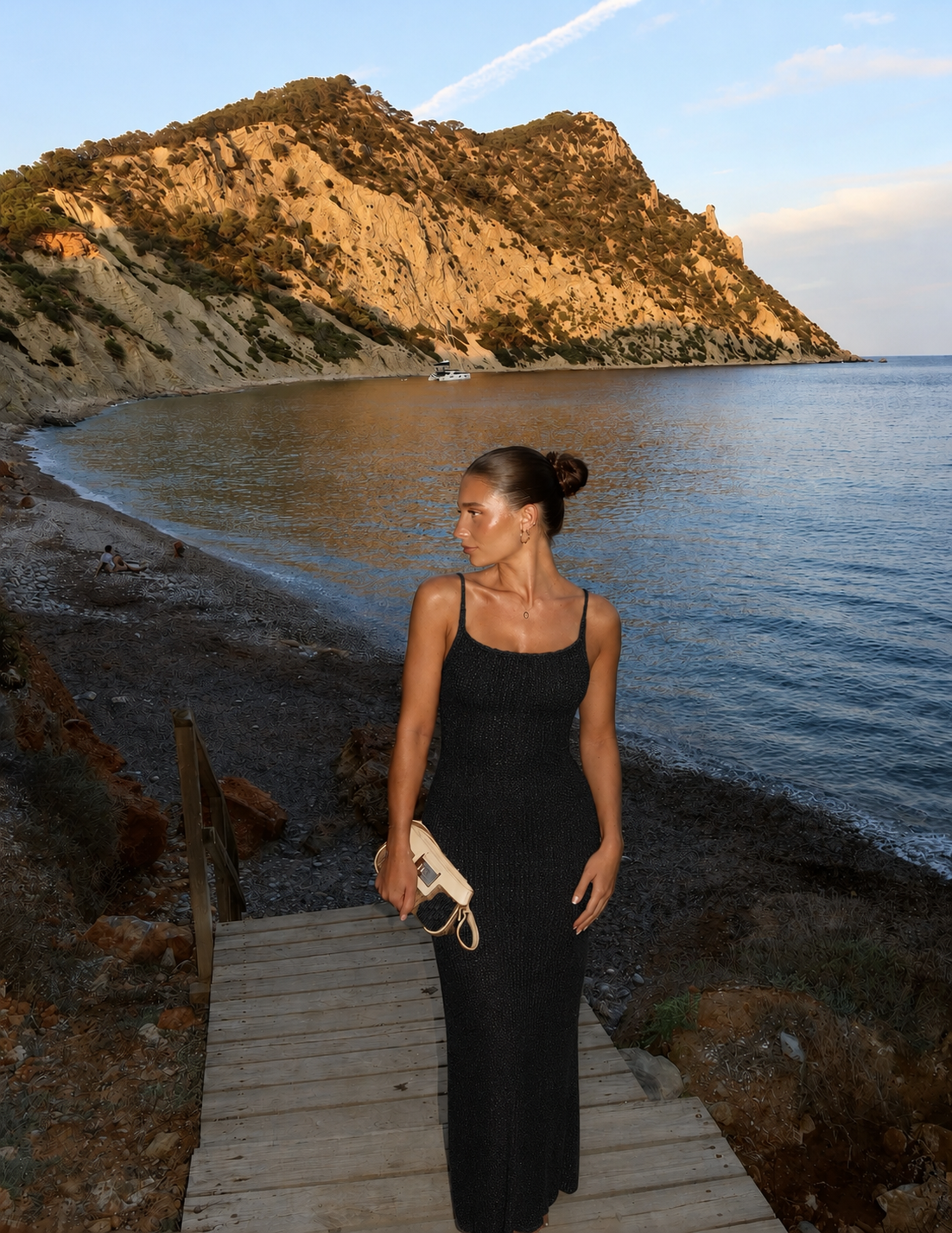 e58488d8-dd99-4008-9d41-3436e8947ab8 Beachwear Dress Μαύρο - Image 1