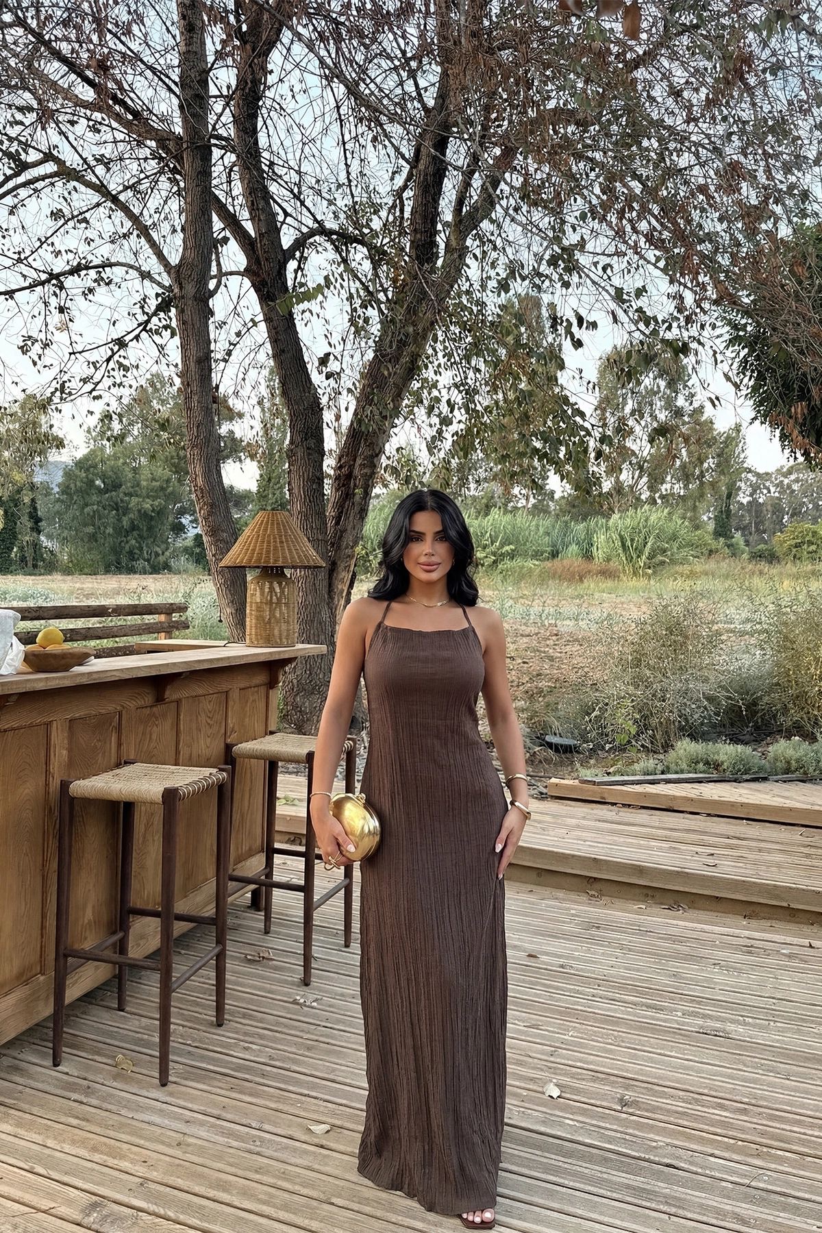 ff57746e-9209-4efe-8c99-39b31e745934 Canary Dress Καφέ - Image 1