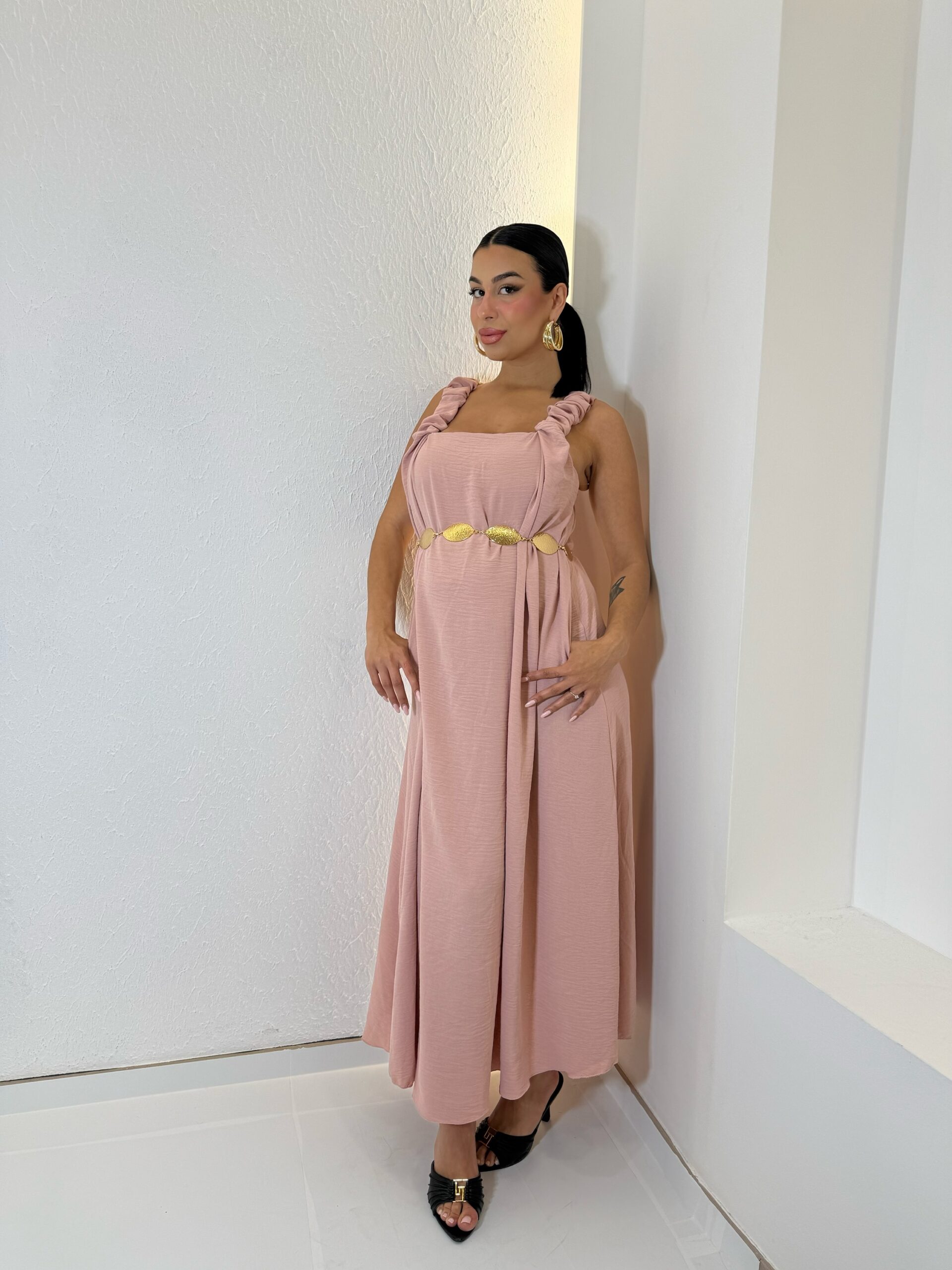 img_1748 Saki Dress Ροζ - Image 1