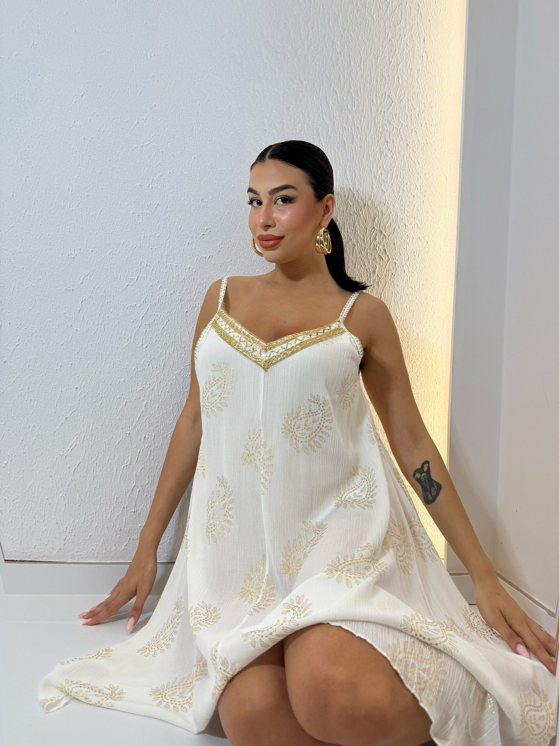img_1951 Milos Dress Λευκό - Image 1