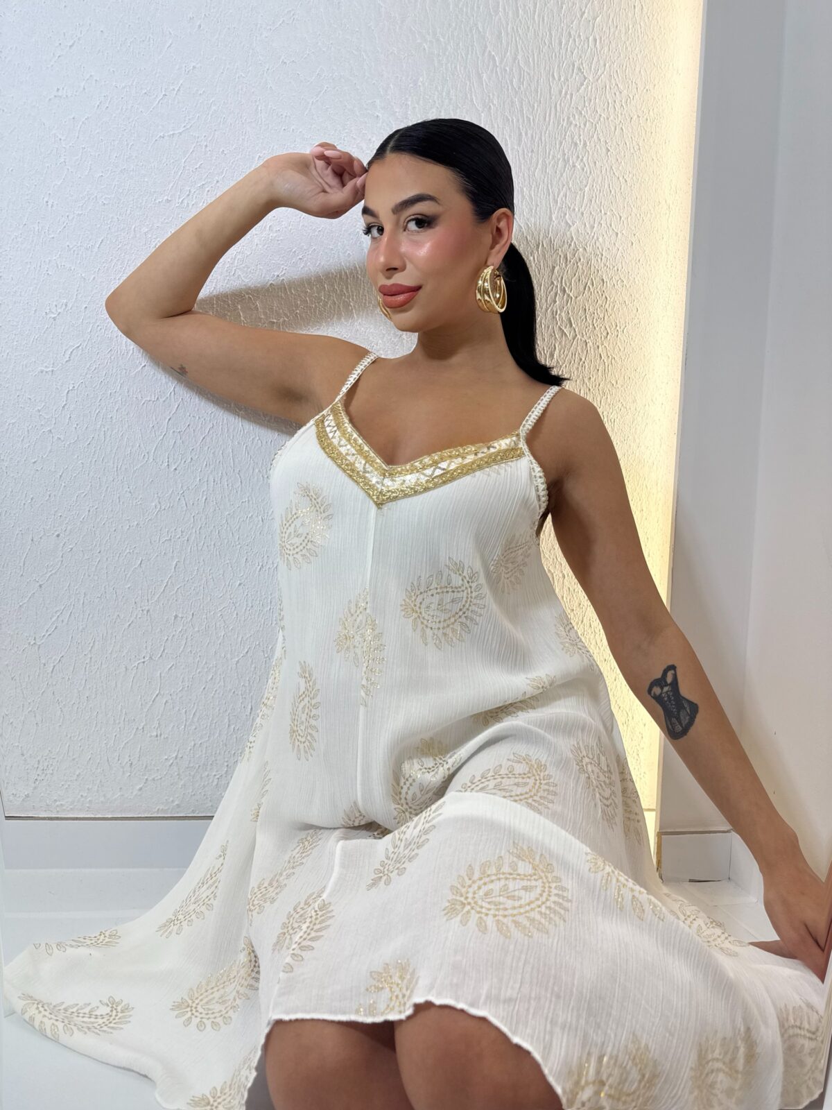 Milos Dress Λευκό - Image 2