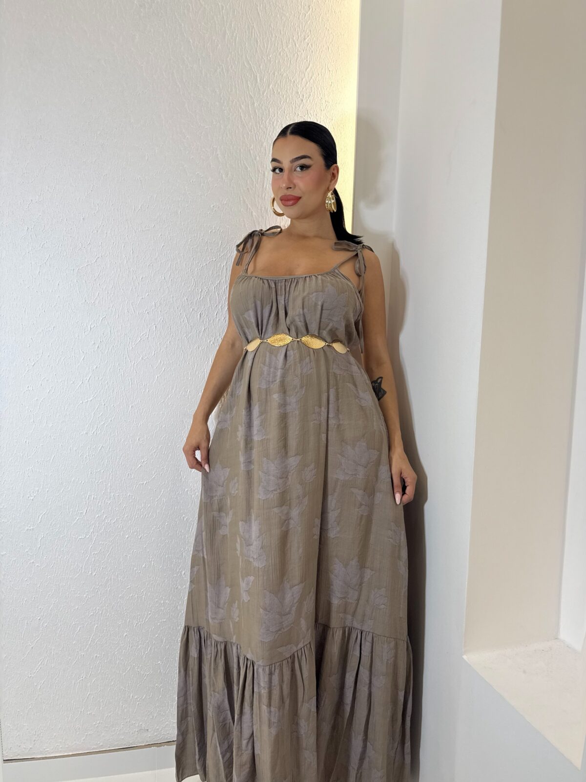 Morena Dress Γκρι - Image 2