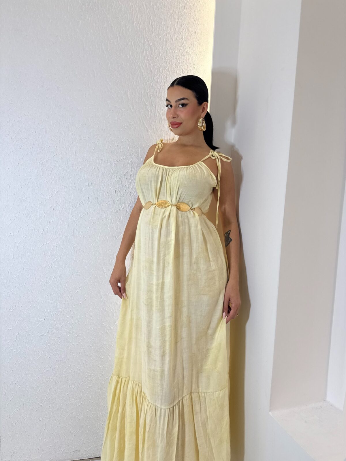 Morena Dress Κίτρινο - Image 2