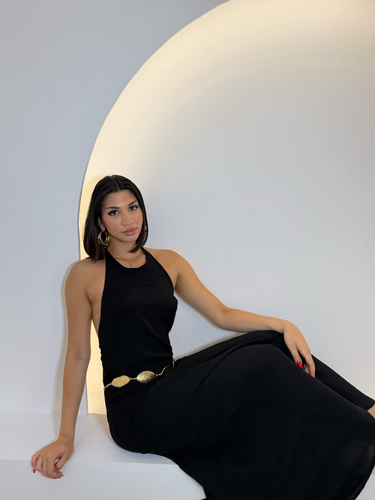 Thea Dress Μαύρο - Image 3