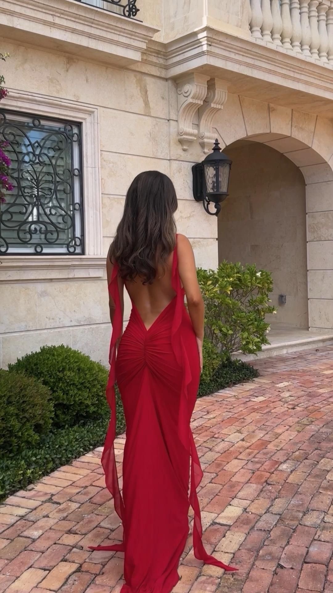 img_2104 Samantha Maxi Dress Κόκκινο - Image 1