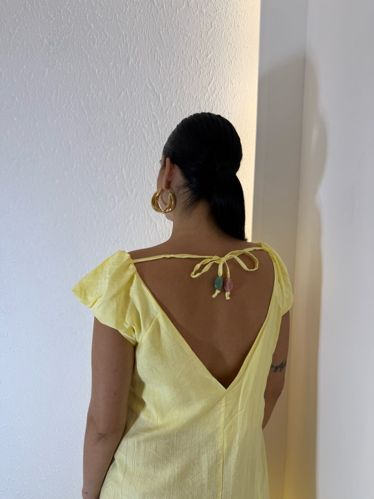 Nefeli Dress Κίτρινο - Image 2