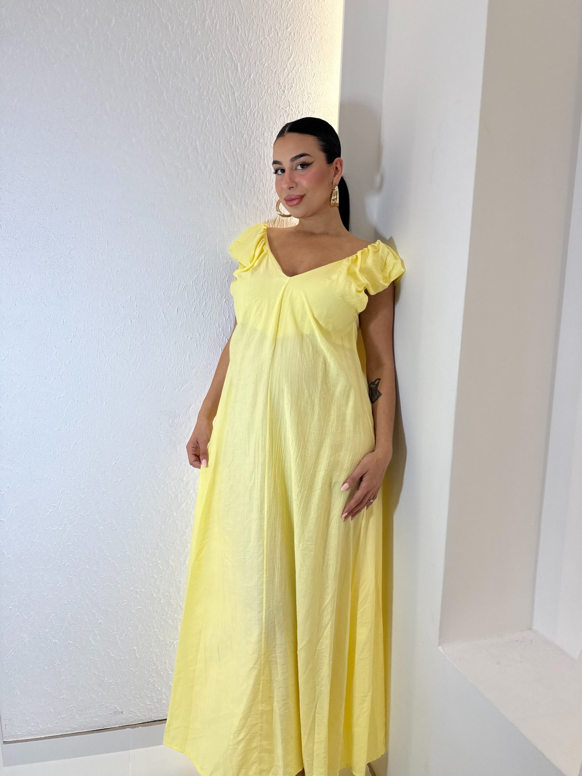 img_2601 Nefeli Dress Κίτρινο - Image 1