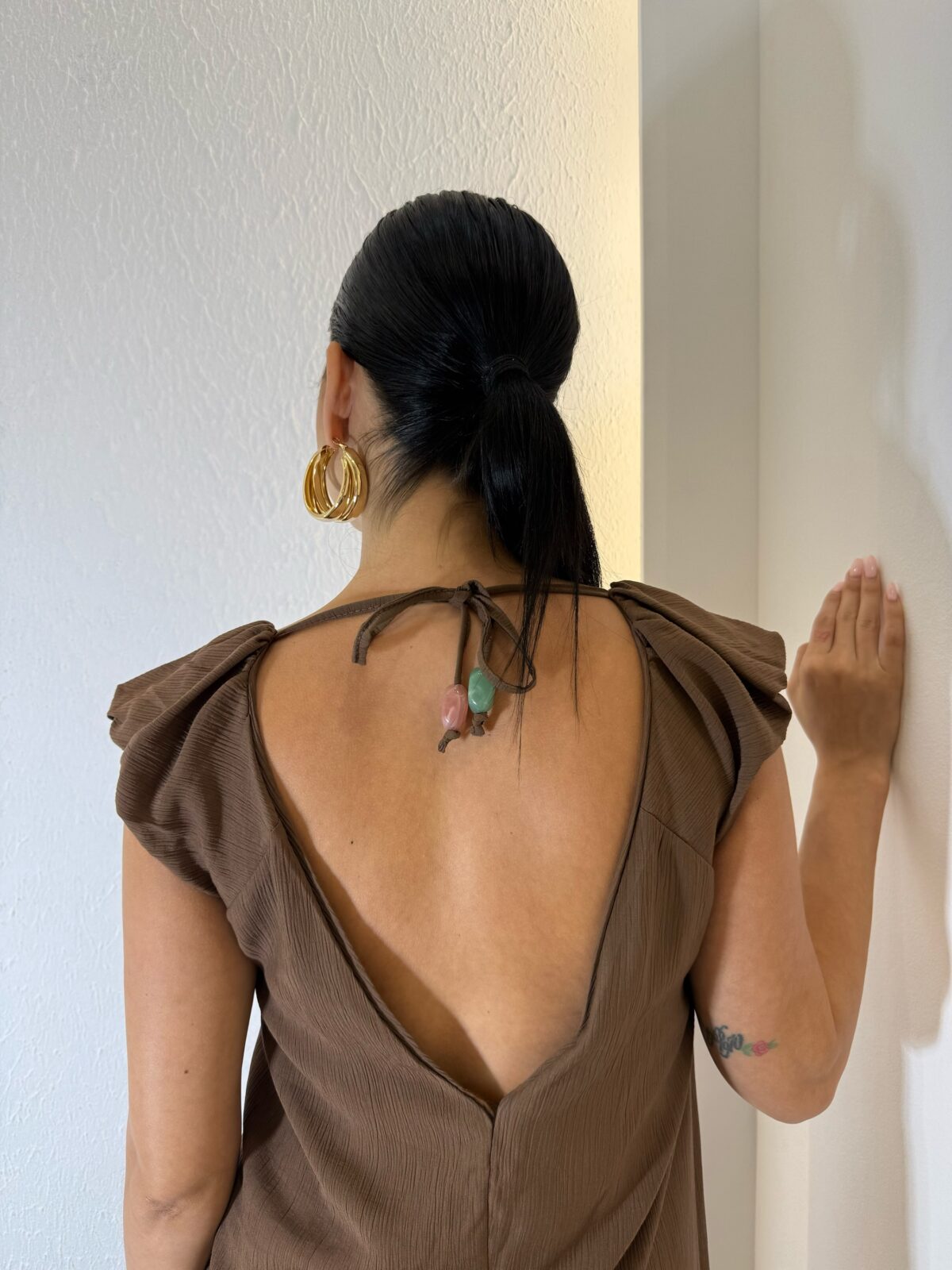 Nefeli Dress Καφέ - Image 2