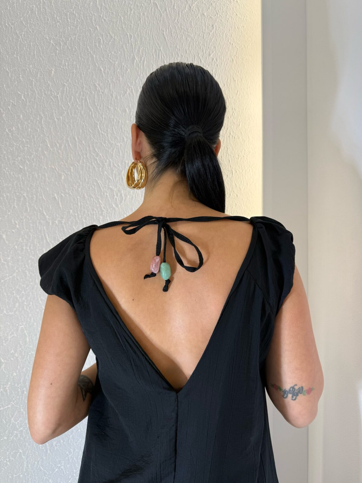 Nefeli Dress Μαύρο - Image 2