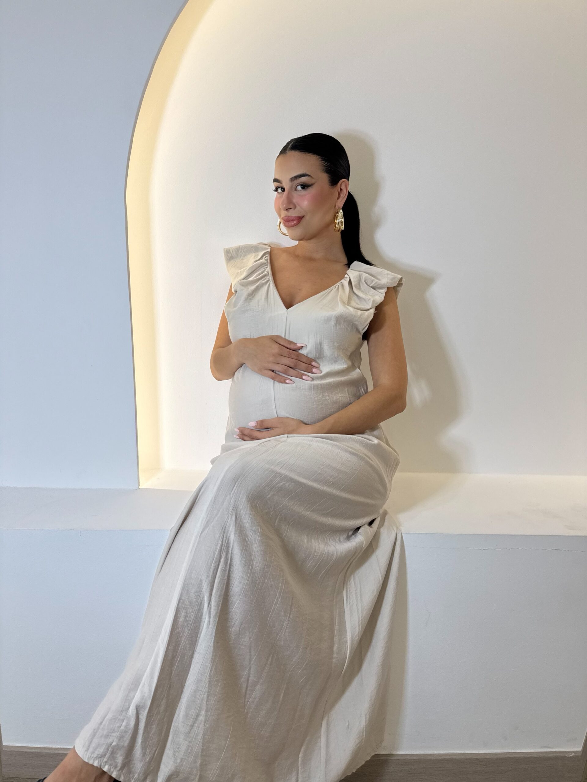 img_2608 Nefeli Dress Μπεζ - Image 1