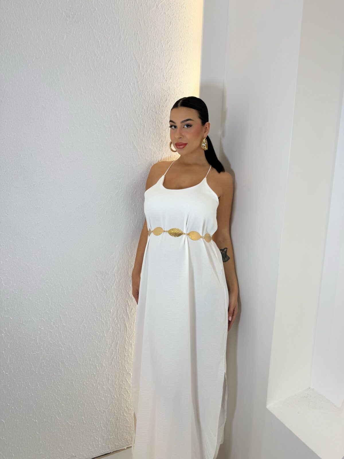 Everywhere Maxi Dress Λευκό - Image 2