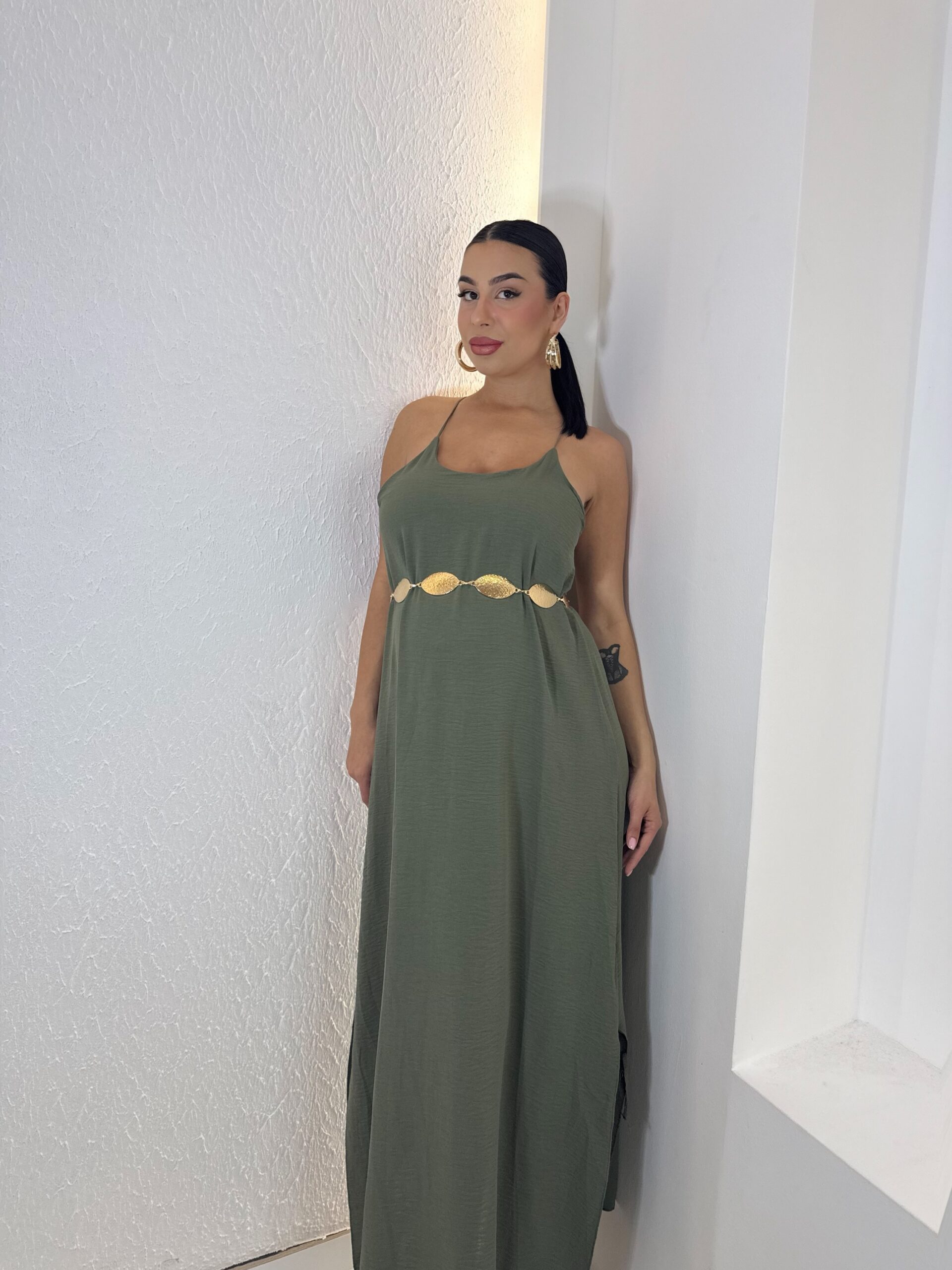 img_4429-2 Everywhere Maxi Dress Χακί - Image 1