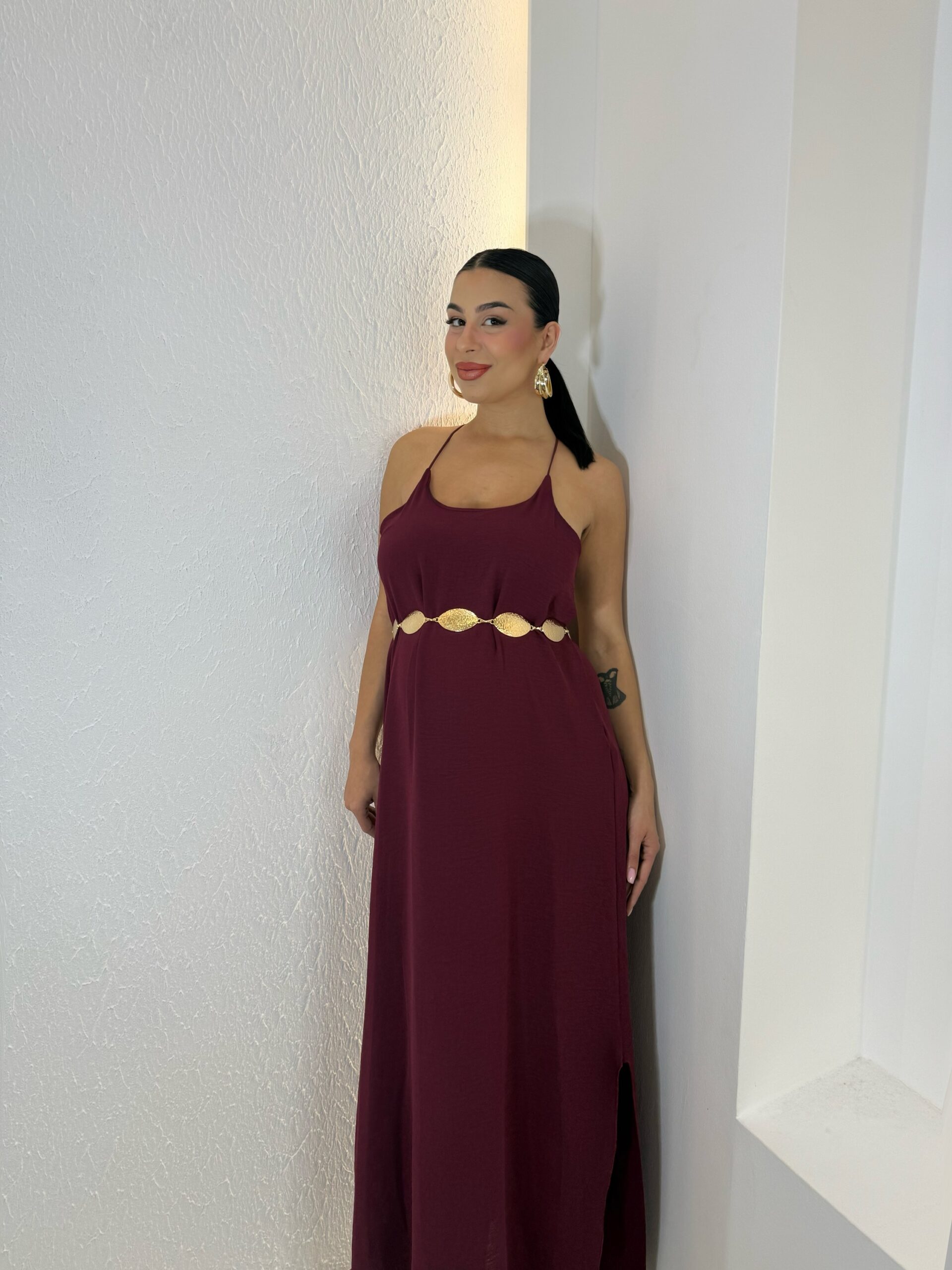 img_4431-2 Everywhere Maxi Dress Μπορντώ - Image 1