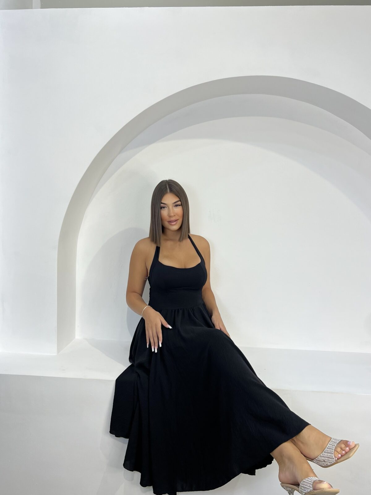 Lina Dress Μαύρο - Image 3