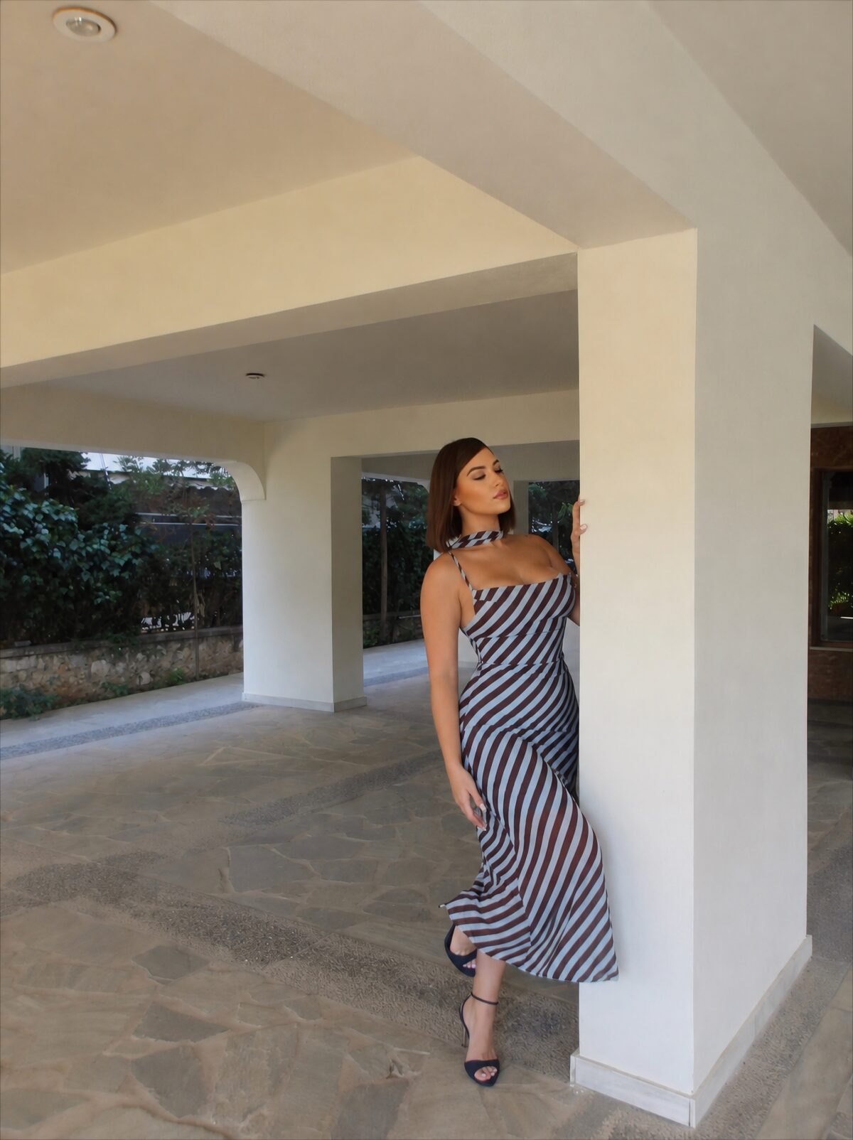 Elysian Stripes Dress Μπλε - Image 2