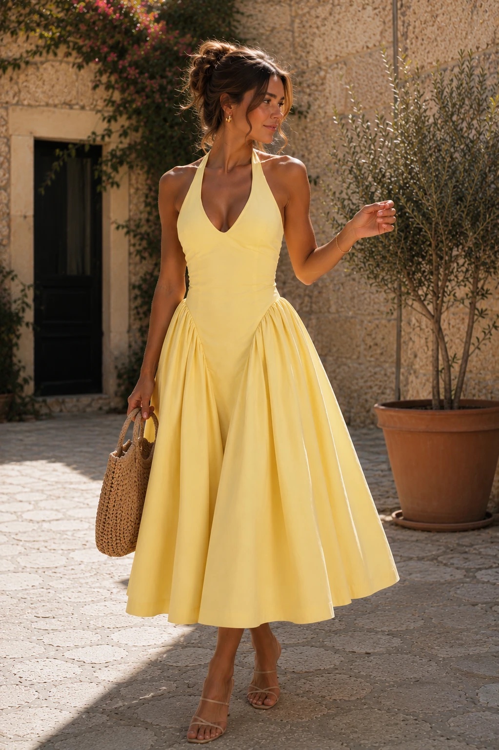 img_9043 Arabella Dress Κίτρινο - Image 1