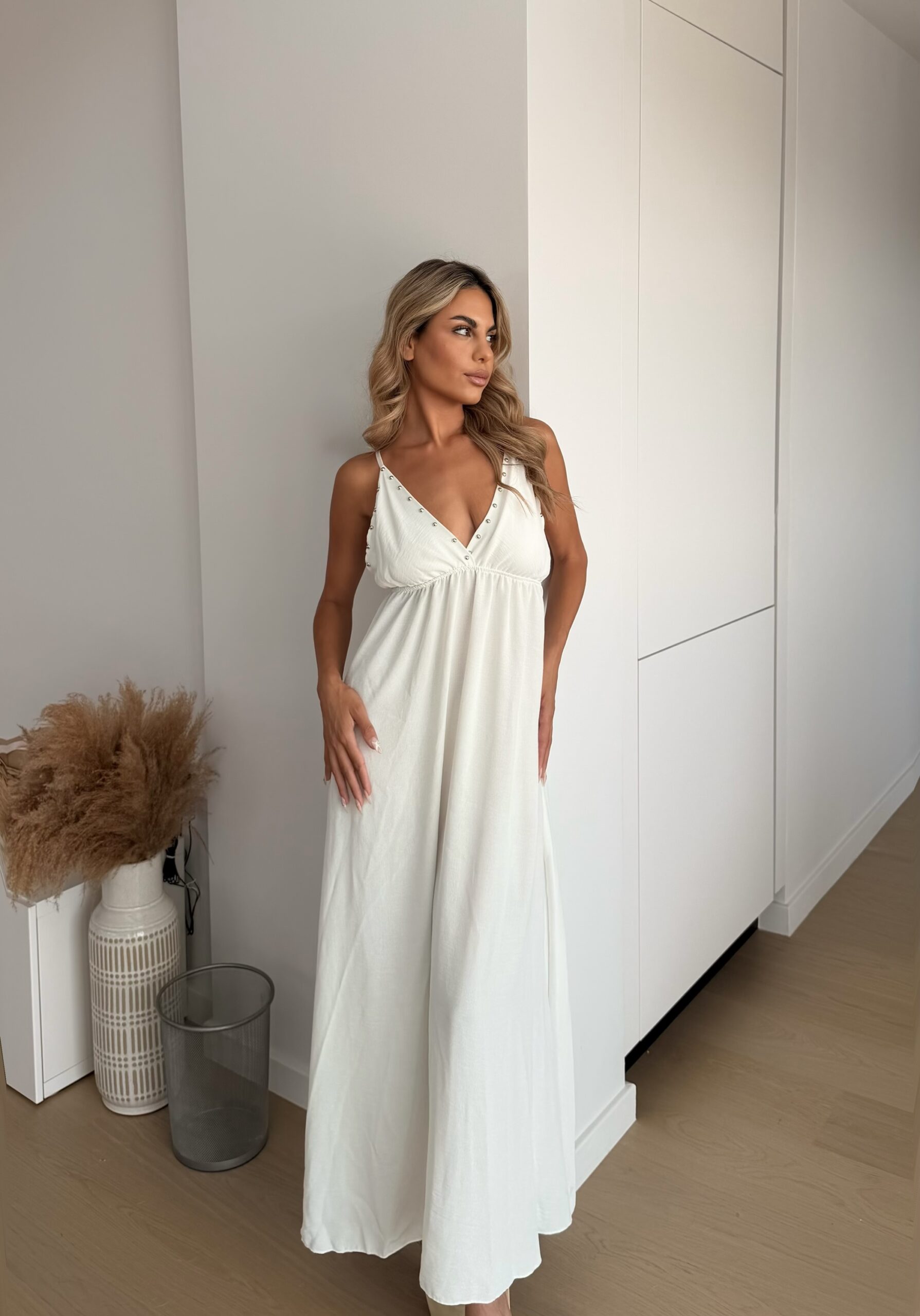 img_7758 Ariadne Dress Λευκό - Image 1