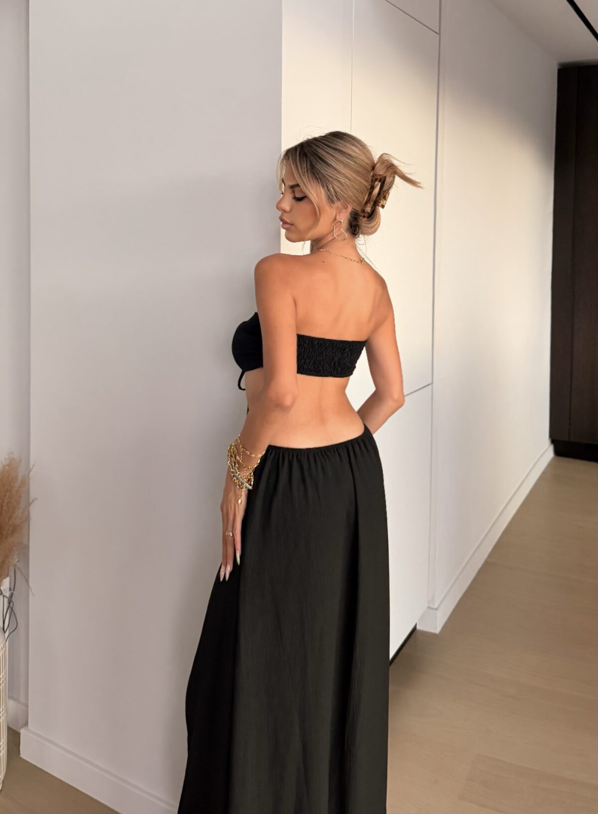 Bria Dress Μαύρο - Image 2