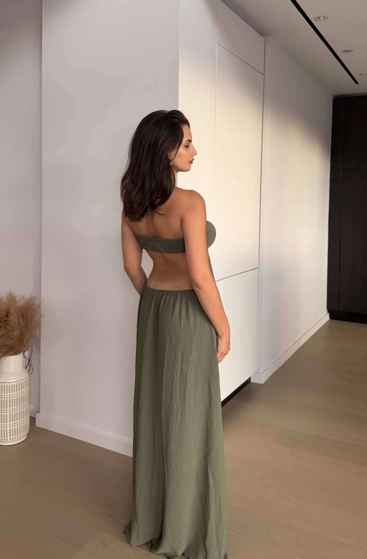 Bria Dress Χακί - Image 2
