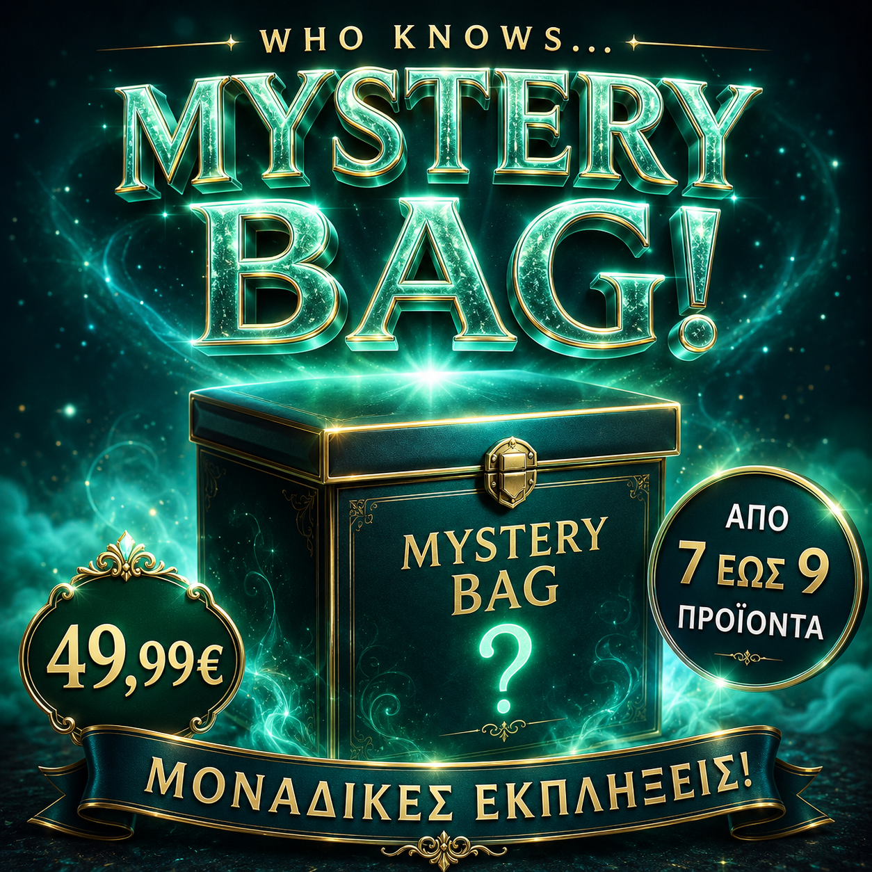 1ec13b95-c523-4866-b35b-08b913444342 Who Knows Mystery Bag από 7 έως 9 προϊόντα … - Image 1