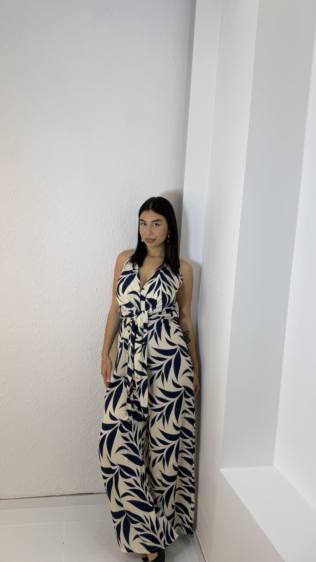 Leaf Jumpsuit Μπλε - Image 6