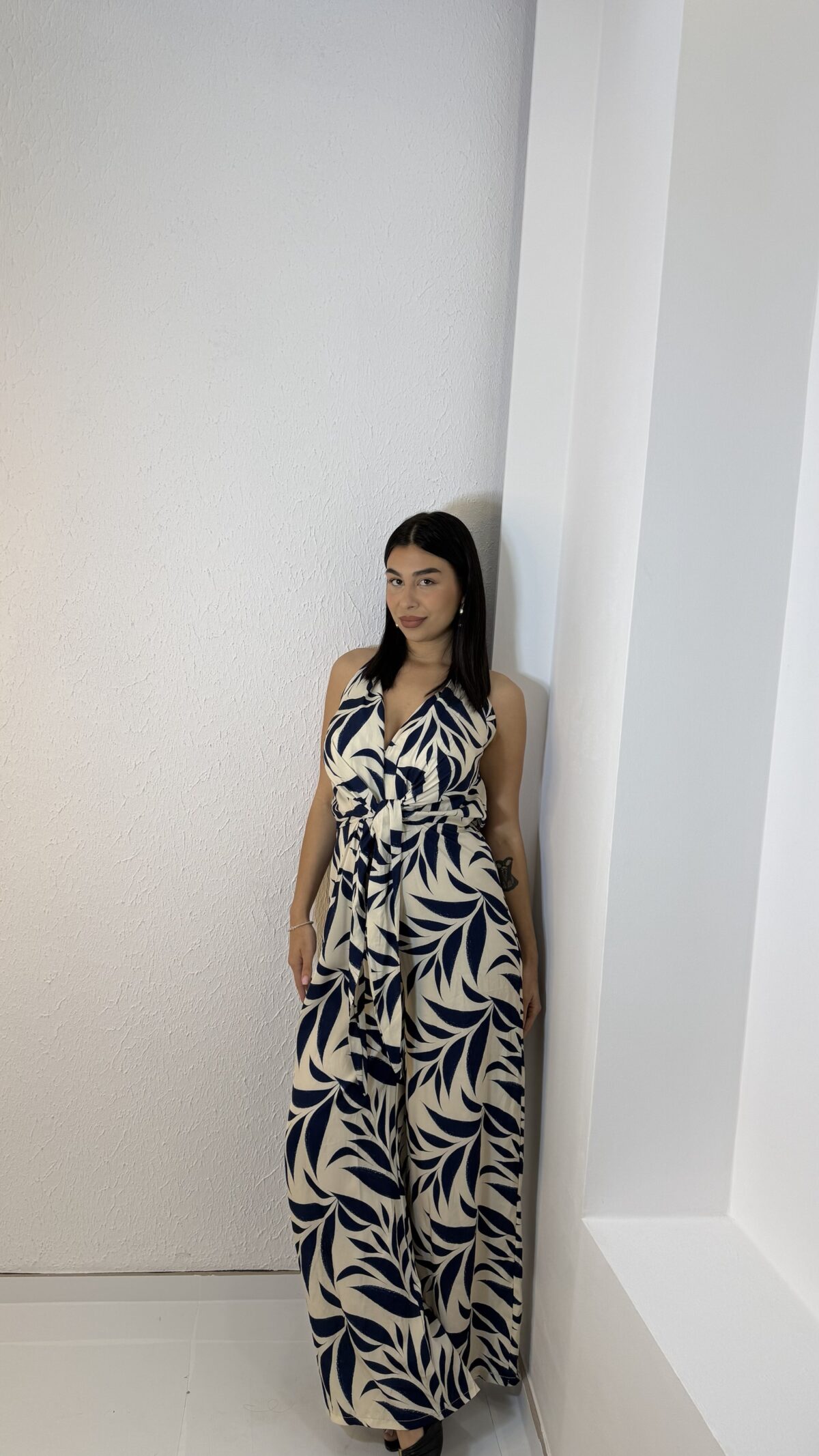 Leaf Jumpsuit Μπλε - Image 7