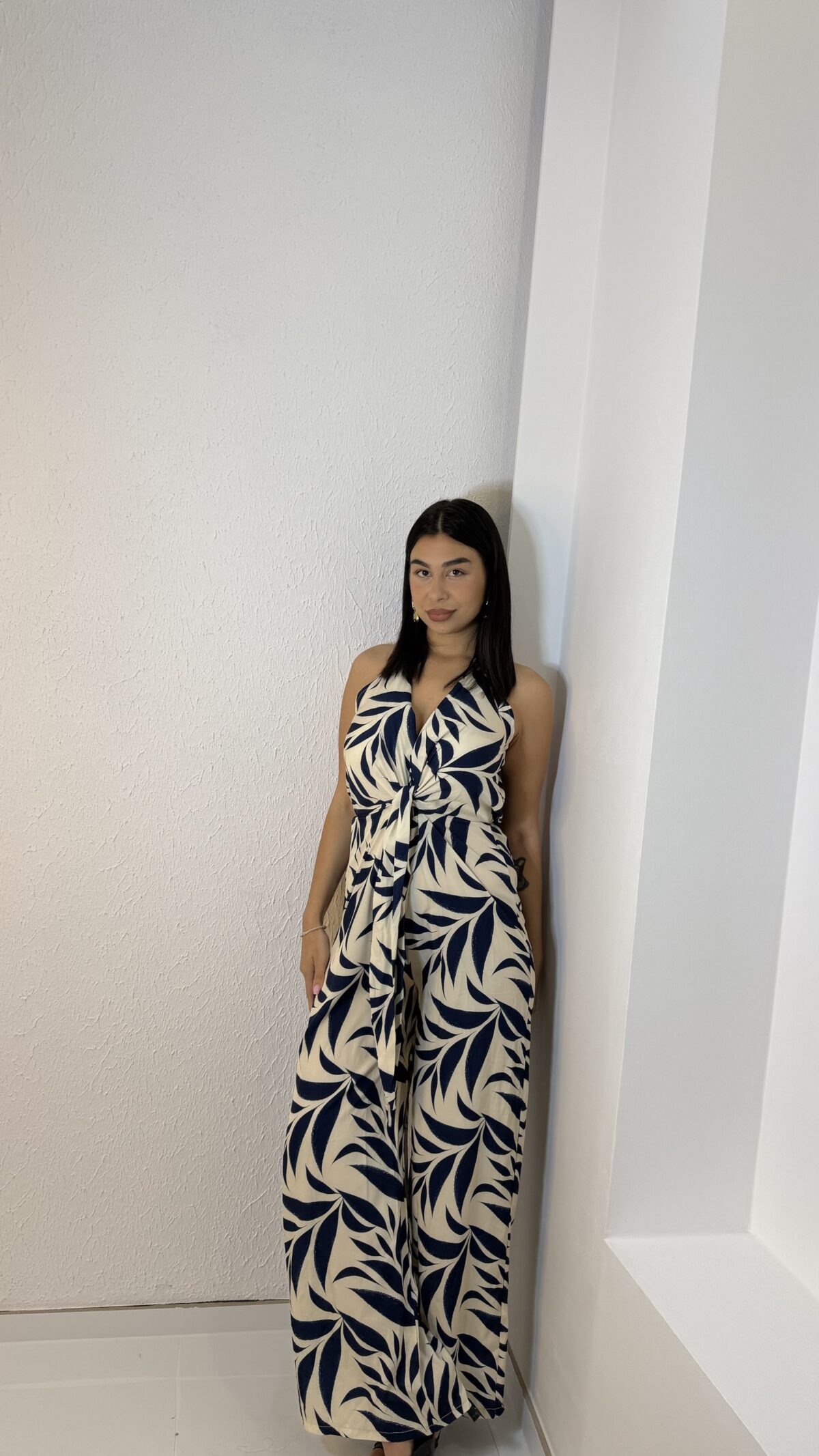 Leaf Jumpsuit Μπλε - Image 5