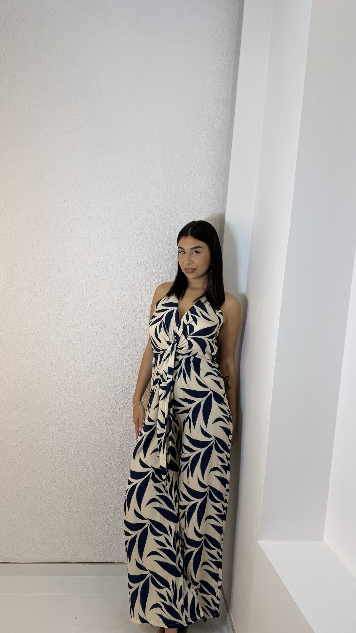 Leaf Jumpsuit Μπλε - Image 2