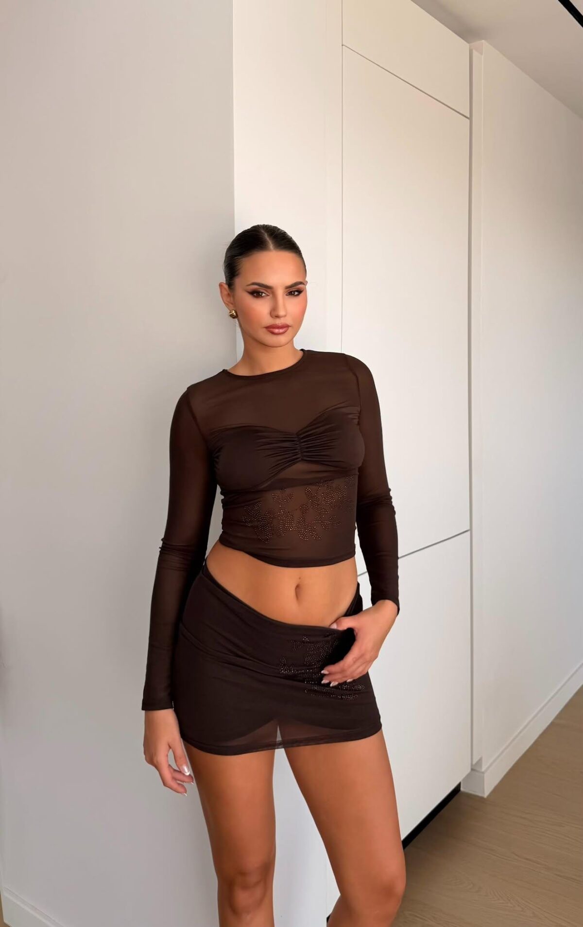 Naughty Set Καφέ - Image 2