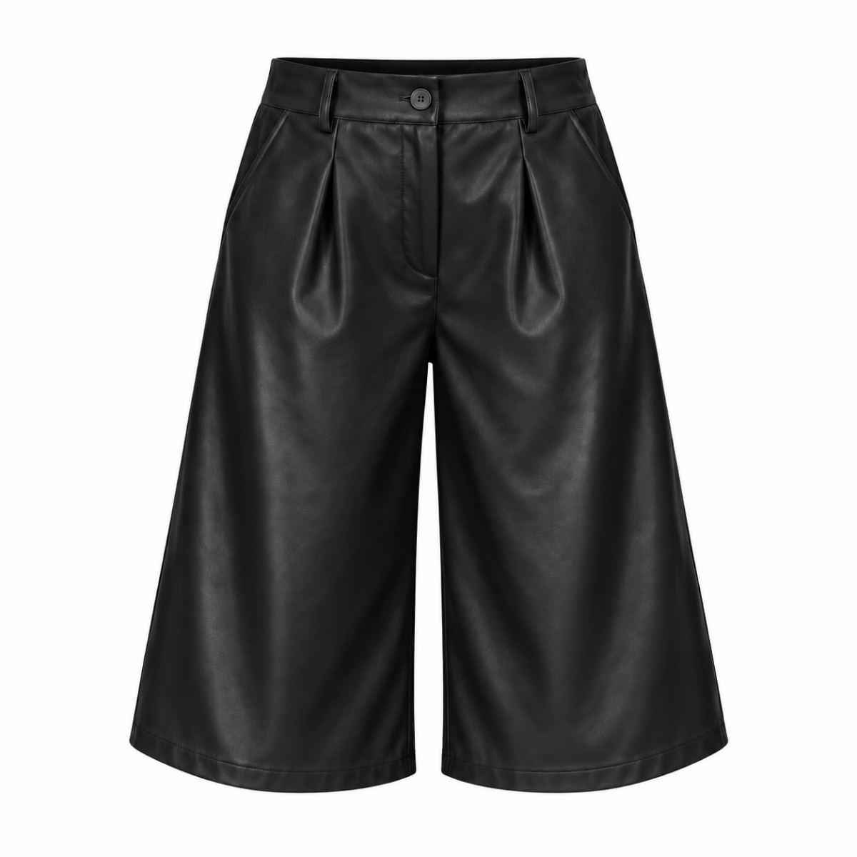 Roxy Leather Βερμούδα Μαύρο - Image 3