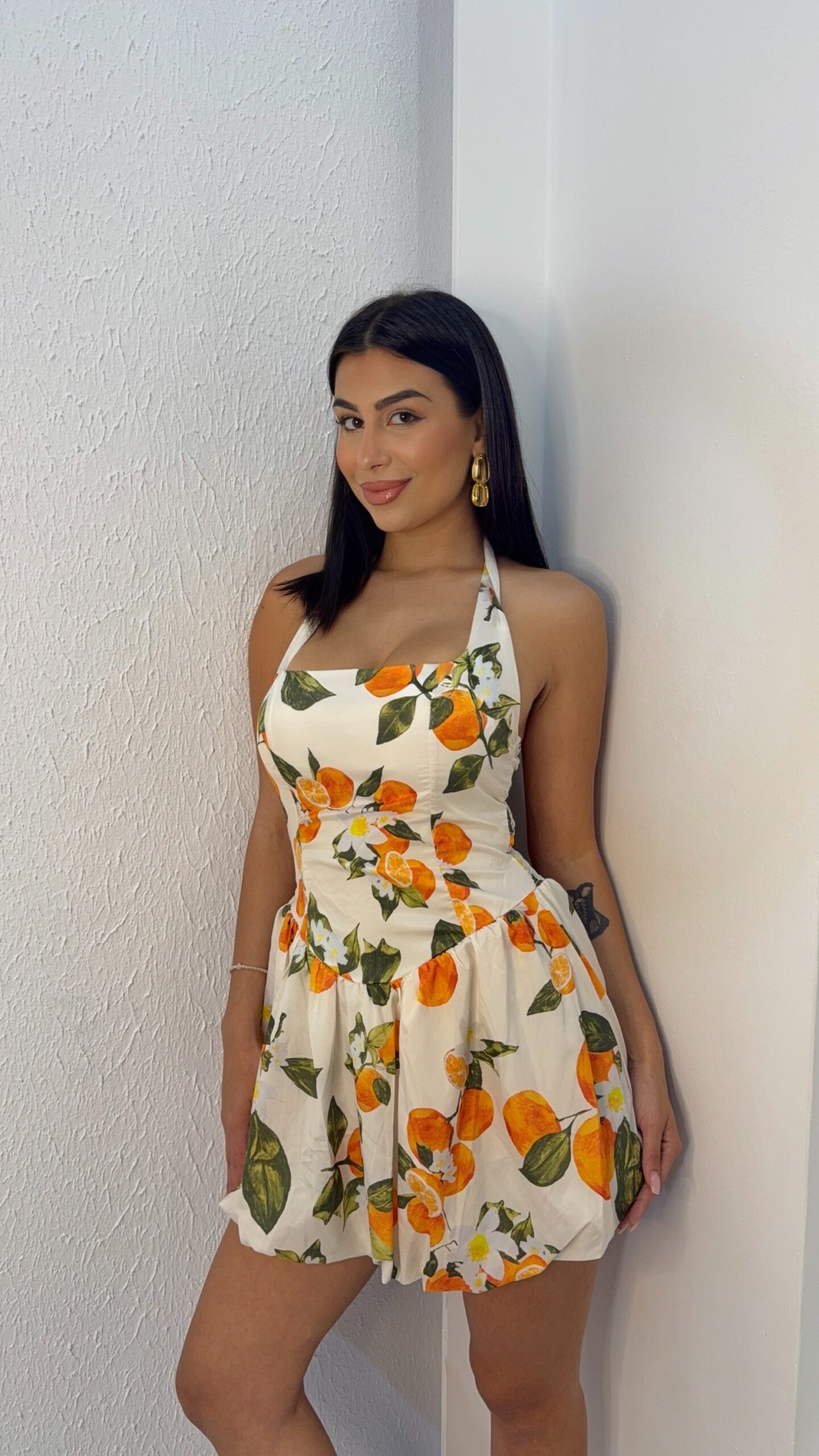 img_2791 Orange Dress - Image 1